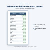 Budget Spreadsheet All in One, photo 13 of 18