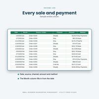 Bookkeeping Template, photo 6 of 18