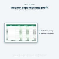Bookkeeping Template, photo 4 of 18