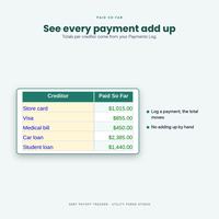Debt Payoff Tracker Spreadsheet, photo 7 of 18