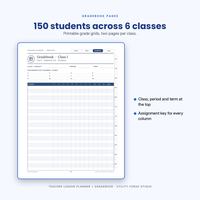 Teacher Gradebook Spreadsheet, photo 9 of 20