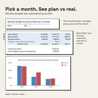 50/30/20 Budget Spreadsheet, photo 7 of 10