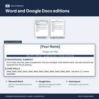 Modern Resume Template Bundle, photo 7 of 15