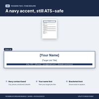 Modern Resume Template Bundle, photo 3 of 15