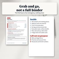 Emergency Planner Large Print, photo 4 of 16