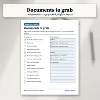 Emergency Planner Large Print, photo 10 of 16