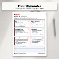 Emergency Planner Large Print, photo 5 of 16