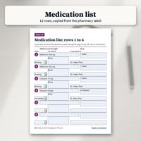 Emergency Planner Large Print, photo 8 of 16