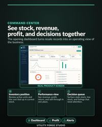 Offline reseller business manager command center.