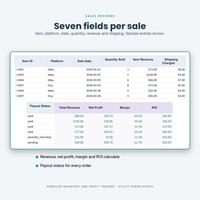 Reseller Spreadsheet, photo 12 of 20