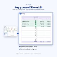 Simple Budget Spreadsheet, photo 10 of 20