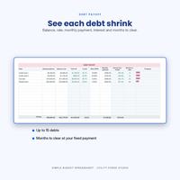 Simple Budget Spreadsheet, photo 14 of 20