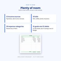 Simple Budget Spreadsheet, photo 18 of 20