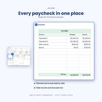 Simple Budget Spreadsheet, photo 6 of 20