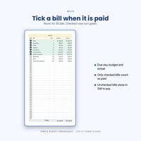 Simple Budget Spreadsheet, photo 7 of 20