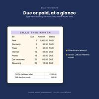 Couple Budget Spreadsheet, photo 8 of 19