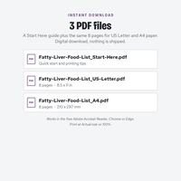 The three PDF files: Start Here guide, US Letter 8 pages and A4 8 pages