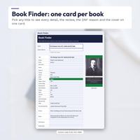 Book Finder showing The Strange Case of Dr Jekyll and Mr Hyde by Robert Louis Stevenson, with genre, format, shelf, sample status, dates, rating, verified ISBN, original review and notes beside its real cover