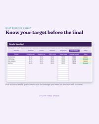 College Planner Spreadsheet, photo 4 of 20