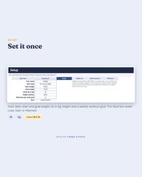 Weight Loss Tracker Spreadsheet, photo 11 of 19