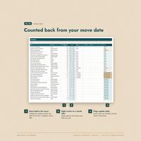 Moving Planner Spreadsheet, photo 4 of 18