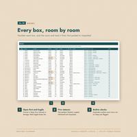 Moving Planner Spreadsheet, photo 7 of 18