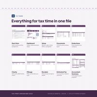 Tax Organizer Spreadsheet 2026, photo 3 of 18