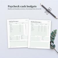 Cash Stuffing Budget Binder Inserts, photo 4 of 12