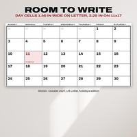 2027 Wall Calendar, photo 4 of 14