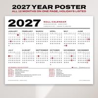 2027 Wall Calendar, photo 7 of 14