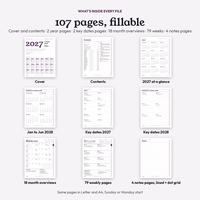 2027 Weekly Planner, photo 2 of 13