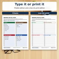 Large Print Grocery List, photo 14 of 15