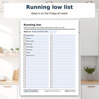 Large Print Grocery List, photo 10 of 15