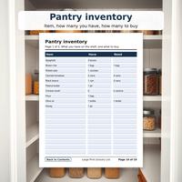 Large Print Grocery List, photo 7 of 15