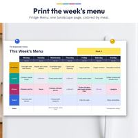 Meal Planning Spreadsheet, photo 7 of 10