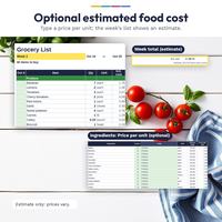 Meal Planning Spreadsheet, photo 10 of 10
