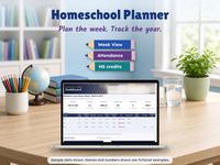 Homeschool Planner Spreadsheet, main preview