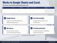 Employee Training Matrix Spreadsheet, photo 12 of 12